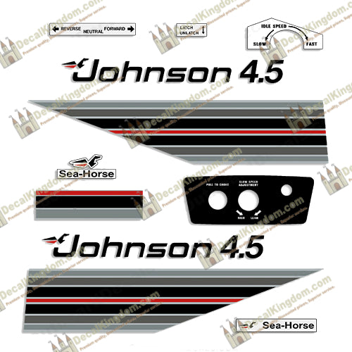 Johnson 1982 4.5hp Decals