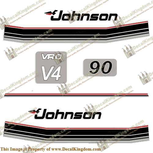 Johnson 1985 90hp VRO Decals