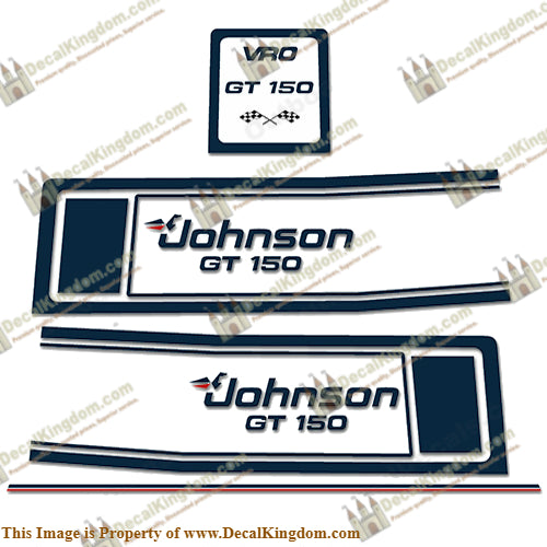 Johnson 1988 - 1990 GT 150hp Decals