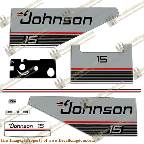 Johnson 1988 15hp Decal Kit