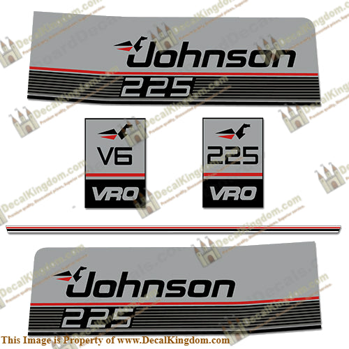 Johnson 1988 225hp VRO Decals