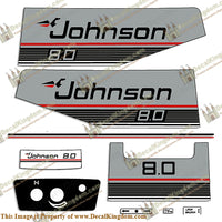Johnson 1988 8hp Decal Kit