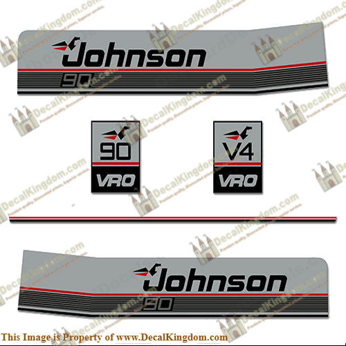 Johnson 1988 90hp VRO Decals