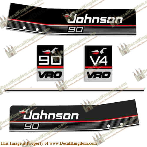 Johnson 1989 90hp VRO Decals