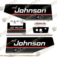 Johnson 1990 4hp Deluxe Decal Kit