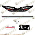 Johnson 1990 9.9hp Decal Kit