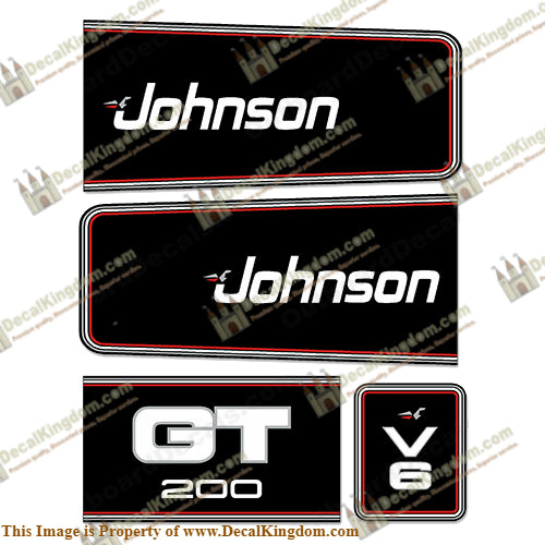 Johnson 1990's GT 200 Decals