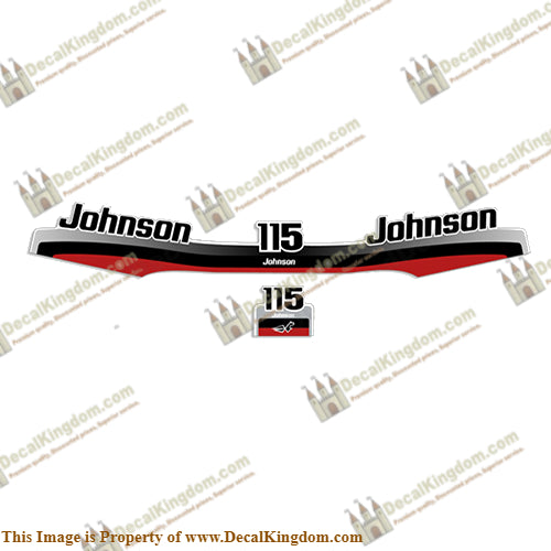 Johnson 1998 115hp Decal Kit