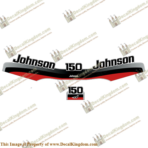 Johnson 1998 150hp Decal Kit