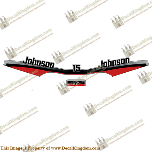 Johnson 1998 15hp Decal Kit