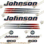 Johnson 200hp Decals 2002 - 2006