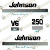 Johnson 250hp Ocean Runner Decals - Boat Decals from DecalKingdom Johnson 250hp Ocean Runner Decals outboard decal Johnson 250hp Ocean Runner Decals vintage decals