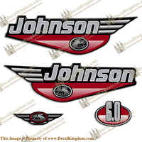 Johnson 6.0hp Decals (Red) - 2000