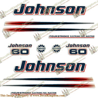 Johnson 60hp FourStroke Decals - 2002 - 2006