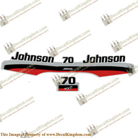 Johnson 70hp Decal Kit - 1997-1998