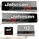 Johnson 70hp Decals - 1992 - 1994