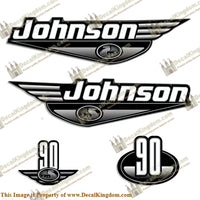 Johnson 90hp Decals (Black) - 2000
