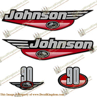 Johnson 90hp Decals (Red) - 2000