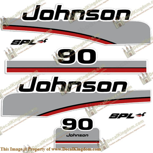 Johnson 90hp SPL Decals