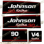 Johnson 90hp V4 Fast Strike Decals