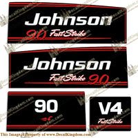 Johnson 90hp V4 Fast Strike Decals