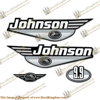 Johnson 9.9hp Decals (Silver) 2000
