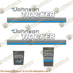 Johnson Tracker 25hp Decal Kit - Blue