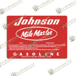 Johnson 1957 6 Gallon Gas Tank Decal - Boat Decals from DecalKingdomoutboard decal Johnson 1957 6 Gallon Gas Tank Decal vintage decals. Outboard engine graphics.