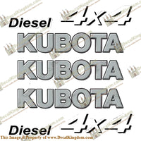 Kubota 4x4 RTV 1100 XT Utility Vehicle Replacement Decals