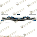 Mariner 125hp 2.0 Decal Kit - Blue - Boat Decals from DecalKingdom Mariner 125hp 2.0 Decal Kit - Blue outboard decal Mariner 125hp 2.0 Decal Kit - Blue vintage decals