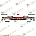 Mariner 125hp 2.0 Decal Kit - Red - Boat Decals from DecalKingdom Mariner 125hp 2.0 Decal Kit - Red outboard decal Mariner 125hp 2.0 Decal Kit - Red vintage decals