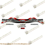 Mariner 135hp 2.0 Decal Kit - Red - Boat Decals from DecalKingdom Mariner 135hp 2.0 Decal Kit - Red outboard decal Mariner 135hp 2.0 Decal Kit - Red vintage decals