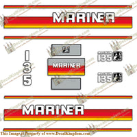 Mariner 135hp Decal Kit - 1990's - Boat Decals from DecalKingdom Mariner 135hp Decal Kit - 1990's outboard decal Mariner 135hp Decal Kit - 1990's vintage decals