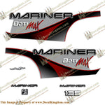 Mariner 135hp Optimax Decal Kit - 2000 (Red) - Boat Decals from DecalKingdom Mariner 135hp Optimax Decal Kit - 2000 (Red) outboard decal Mariner 135hp Optimax Decal Kit - 2000 (Red) vintage decals