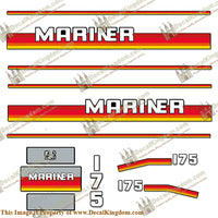 Mariner 175hp Decal Kit - 1990's - Boat Decals from DecalKingdom Mariner 175hp Decal Kit - 1990's outboard decal Mariner 175hp Decal Kit - 1990's vintage decals