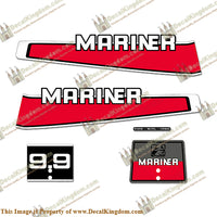 Mariner 1977-1989 9.9hp Decal Kit - Boat Decals from DecalKingdom Mariner 1977-1989 9.9hp Decal Kit outboard decal Mariner 1977-1989 9.9hp Decal Kit vintage decals