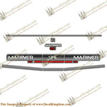 Mariner 1994 125hp Decal Kit - Boat Decals from DecalKingdom Mariner 1994 125hp Decal Kit outboard decal Mariner 1994 125hp Decal Kit vintage decals