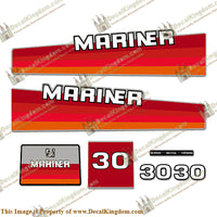 Mariner 30hp Decal Kit - 1985 - 1987 - Boat Decals from DecalKingdom Mariner 30hp Decal Kit - 1985 - 1987 outboard decal Mariner 30hp Decal Kit - 1985 - 1987 vintage decals
