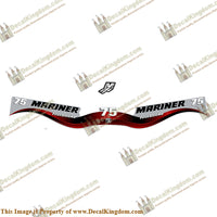 Mariner 75hp FourStroke Decal Kit 2002 - 2006 - Boat Decals from DecalKingdom Mariner 75hp FourStroke Decal Kit 2002 - 2006 outboard decal Mariner 75hp FourStroke Decal Kit 2002 - 2006 vintage decals
