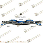 Mariner 90hp Decal Kit - Blue - Boat Decals from DecalKingdom Mariner 90hp Decal Kit - Blue outboard decal Mariner 90hp Decal Kit - Blue vintage decals