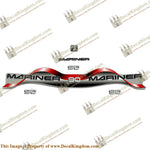 Mariner 90hp Decal Kit - Red - Boat Decals from DecalKingdom Mariner 90hp Decal Kit - Red outboard decal Mariner 90hp Decal Kit - Red vintage decals