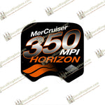 Mercruiser 350 MPi Horizon Decal - Boat Decals from DecalKingdom Mercruiser 350 MPi Horizon Decal outboard decal Mercruiser 350 MPi Horizon Decal vintage decals