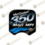 Mercruiser 350 Mag MPi Decal (Blue) - Boat Decals from DecalKingdom Mercruiser 350 Mag MPi Decal (Blue) outboard decal Mercruiser 350 Mag MPi Decal (Blue) vintage decals