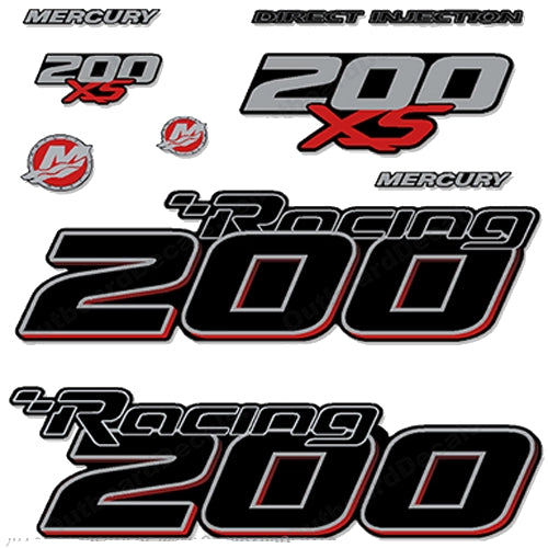 Murcury Racing Decals Mercury Decals
