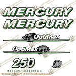 Mercury 07'-08' 250hp Optimax Decal Kit - Green
