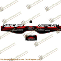 Mercury 150hp XR6 Decals - 1994 - 1998 (Red)