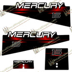 Mercury 15hp Decal Kit - 1994 - 1998