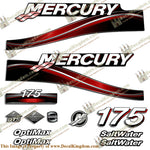 MERCURY 175HP OPTIMAX SALTWATER DECALS - 2005 (Red) - Boat Decals from DecalKingdom MERCURY 175HP OPTIMAX SALTWATER DECALS - 2005 (Red) outboard decal MERCURY 175HP OPTIMAX SALTWATER DECALS - 2005 (Red) vintage decals