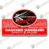 Mercury 1957-1963 6 Gallon Gas Tank Decal - Boat Decals from DecalKingdom Mercury 1957-1963 6 Gallon Gas Tank Decal outboard decal Mercury 1957-1963 6 Gallon Gas Tank Decal vintage decals