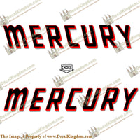 Mercury 1960 100hp - 200hp Decals - Boat Decals from DecalKingdom Mercury 1960 100hp - 200hp Decals outboard decal Mercury 1960 100hp - 200hp Decals vintage decals
